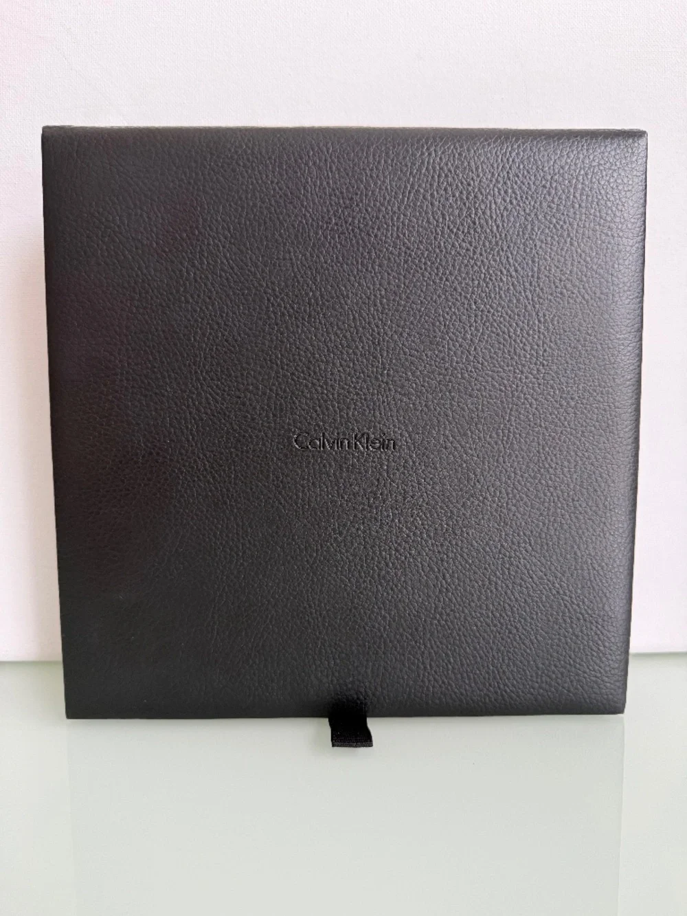 Calvin Klein Black Storage Gift Box Foldable Lid Organizer